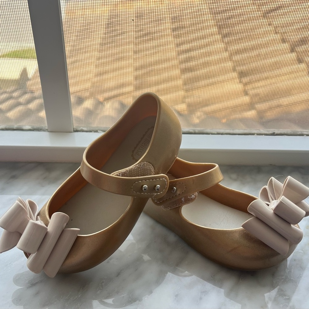 Mini Melissa Toddler Shoes Sz 8.